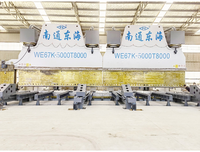 2xWE67K-5000T8000 CNC Press Brake in Tandem